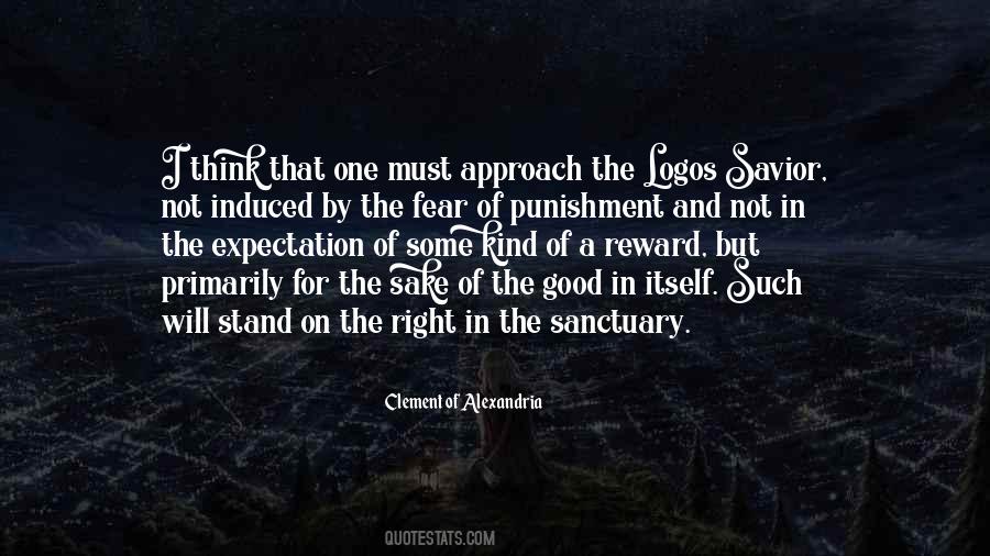 Fear Of Punishment Quotes #1377857