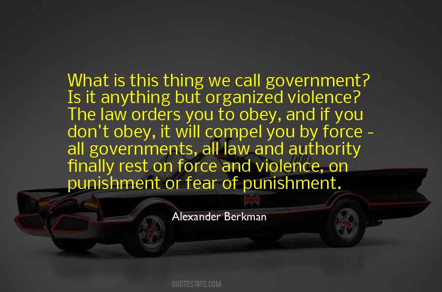 Fear Of Punishment Quotes #764512