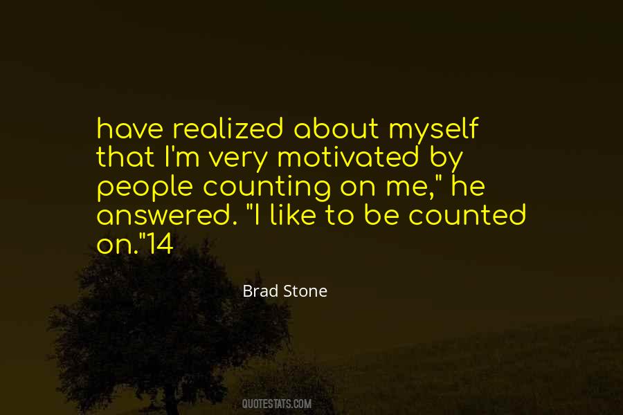 Quotes About Counting On Someone #11472