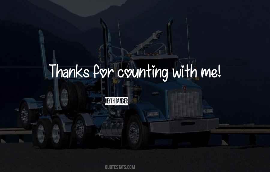 Quotes About Counting On Someone #68763