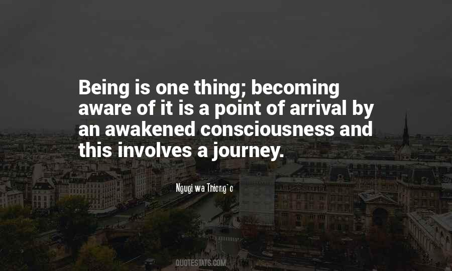 Becoming Aware Quotes #1445760