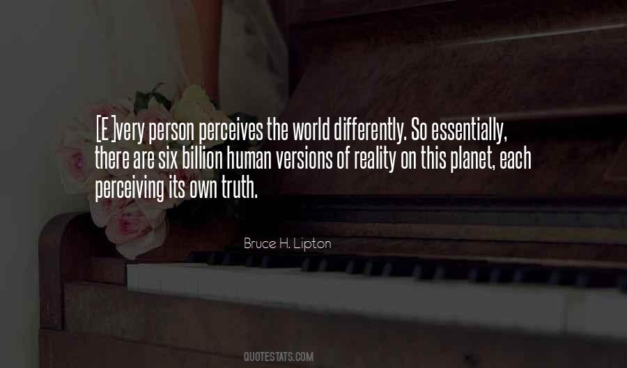 Quotes About Perceiving The World #362619