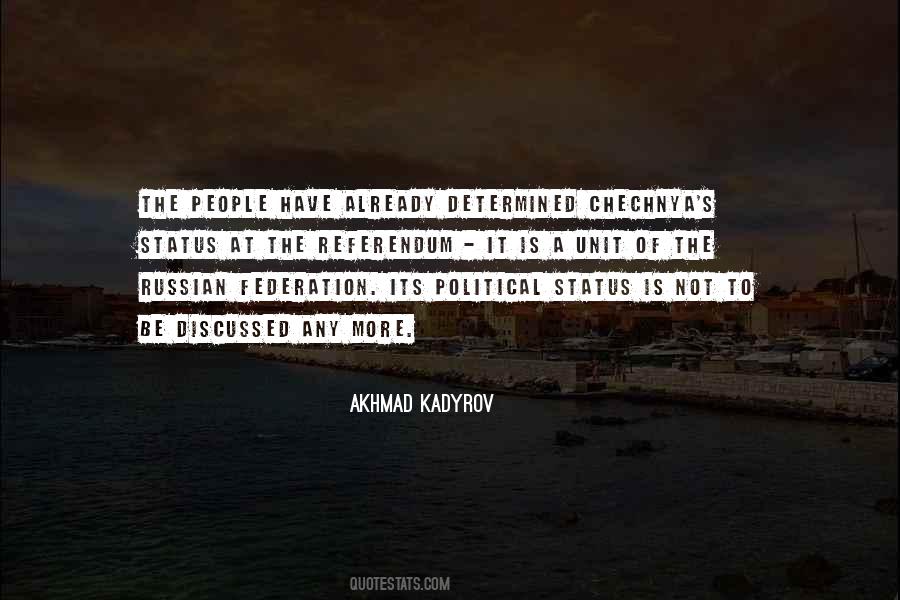 Quotes About Chechnya #1353358