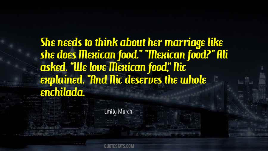 Quotes About Mexican Food #654018