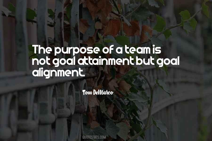 Quotes About Goal Alignment #769533