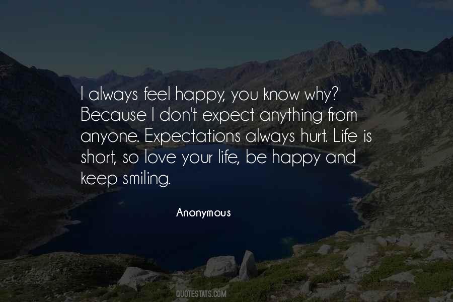 Quotes About Always Smiling #1318912