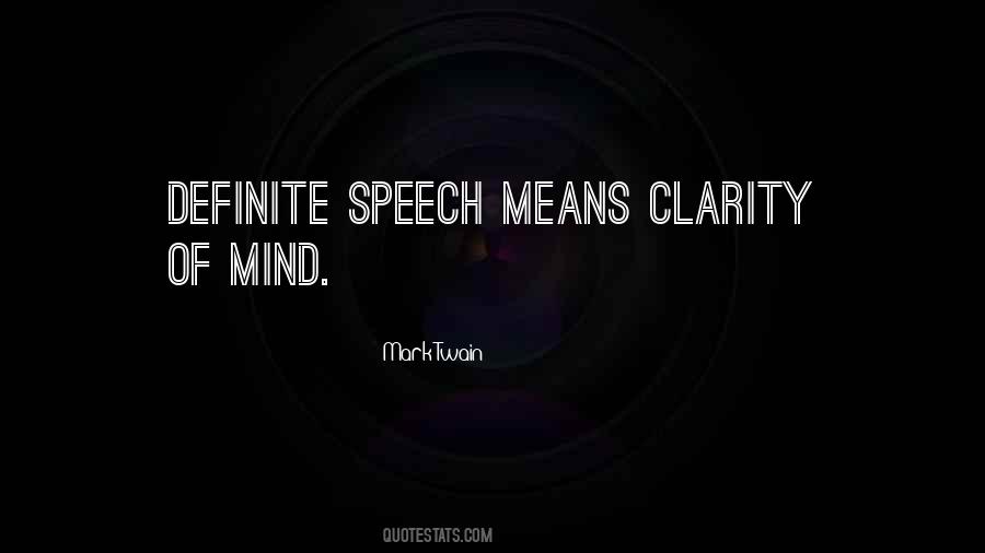 Quotes About Clarity Of Mind #1554041