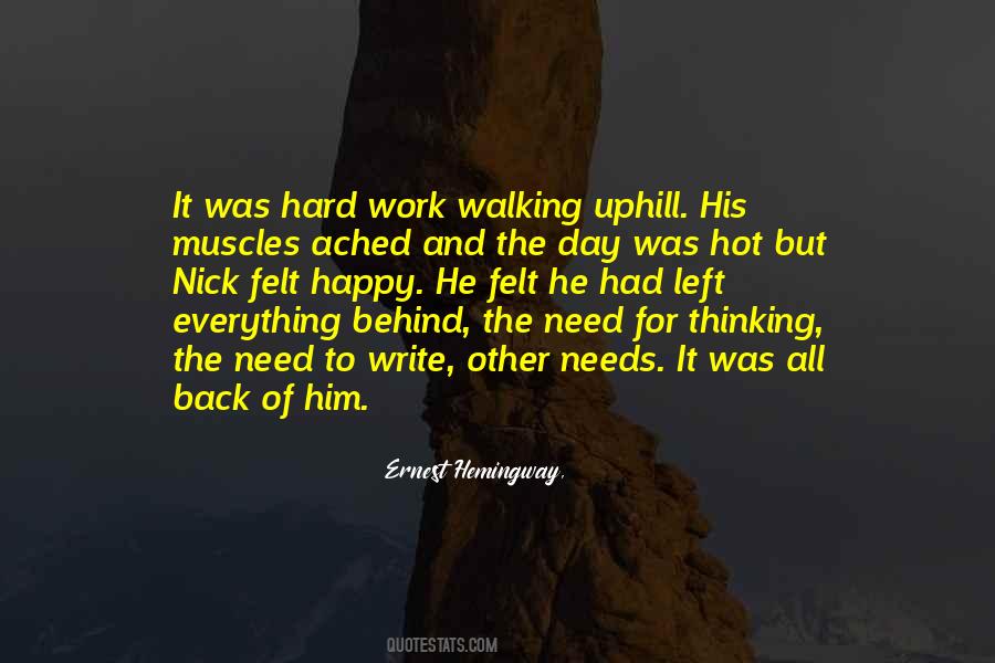 Walking Uphill Quotes #711801