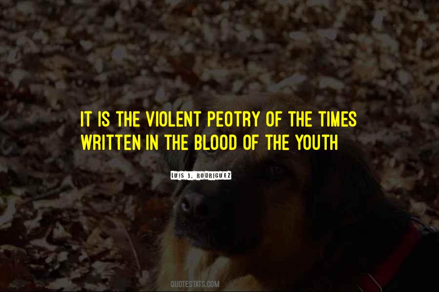 Blood Youth Quotes #1164906