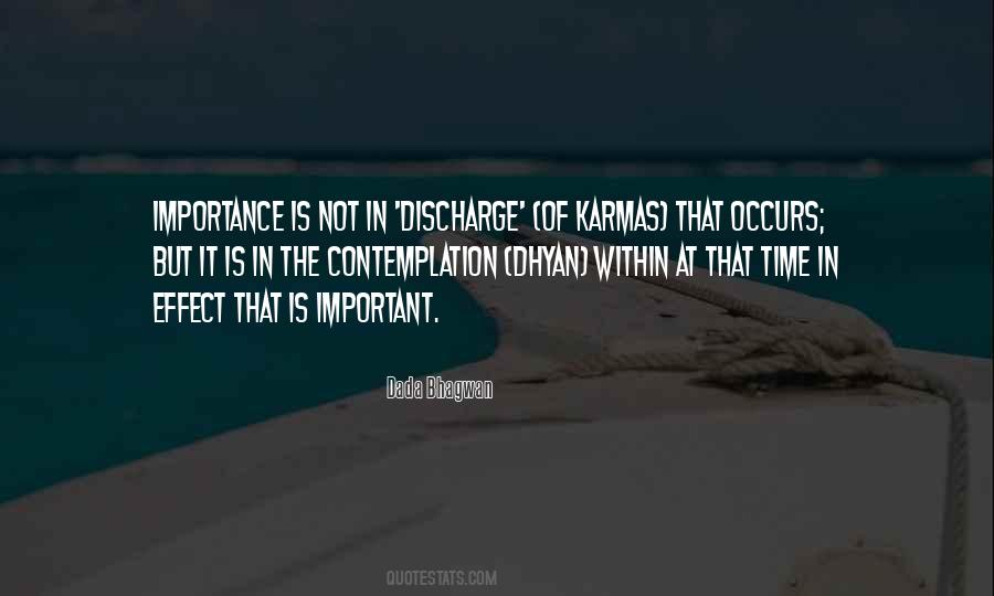 Discharge Karmas Quotes #1561603