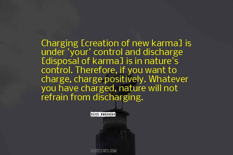 Discharge Karmas Quotes #222208