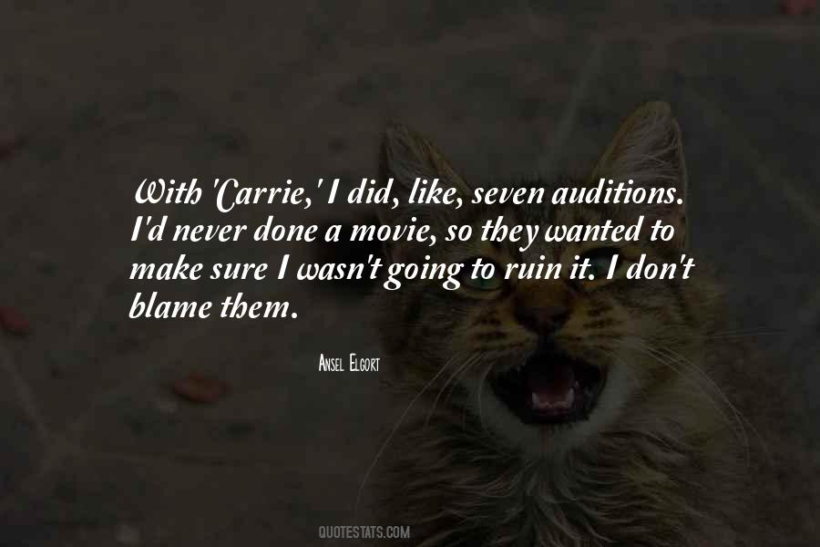 Quotes About Carrie #1205165