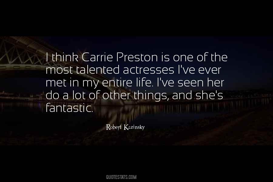 Quotes About Carrie #365429