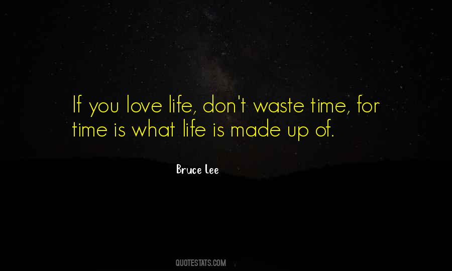 Quotes About Don't Waste Time #1169467