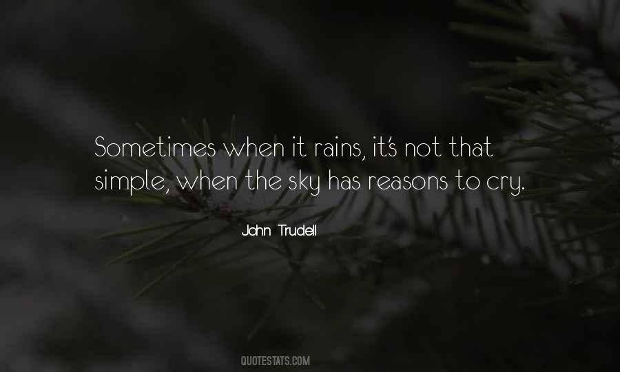 To Rain Quotes #4826