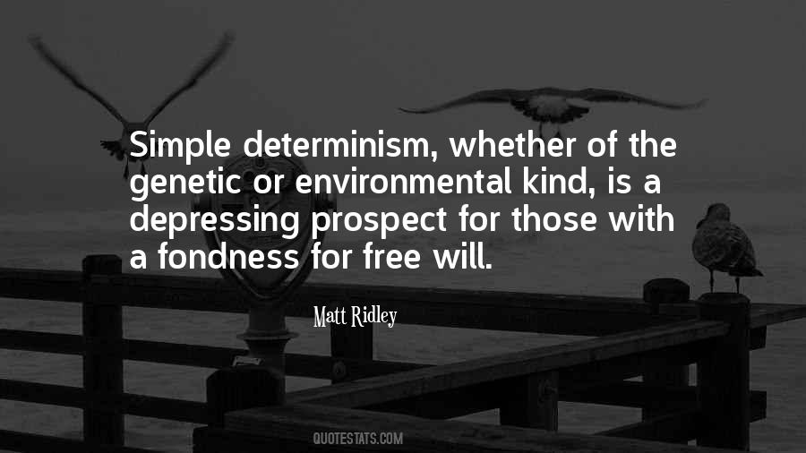 Quotes About Determinism #1486629
