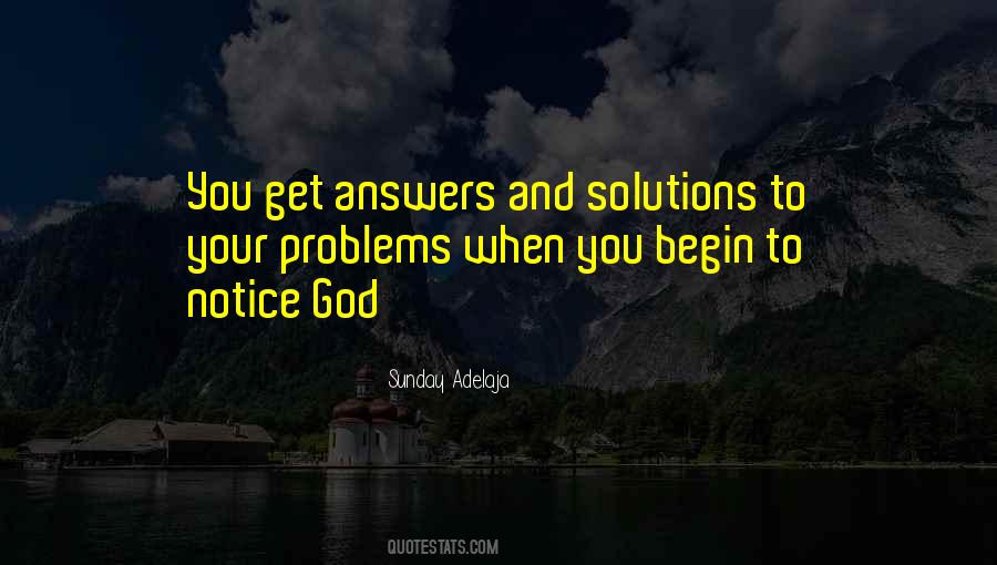 Quotes About Problems And Solutions #490409