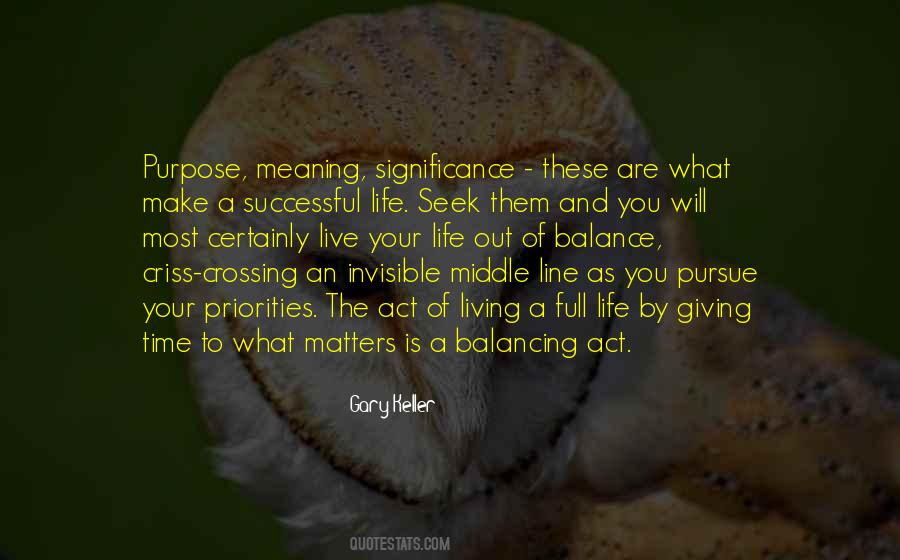 Quotes About Balancing Act #1685561