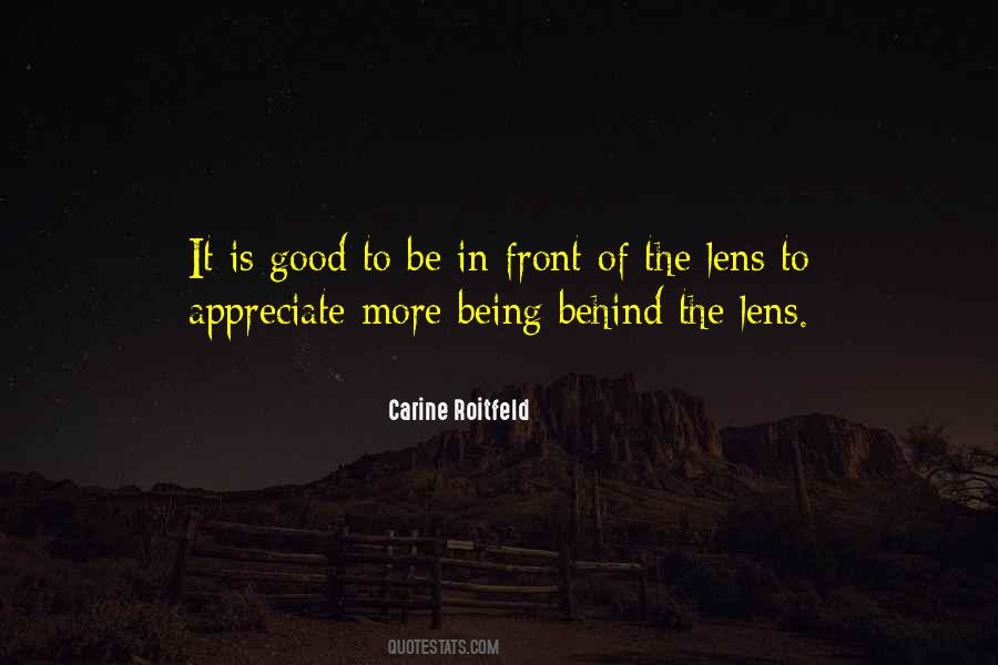 Behind The Lens Quotes #219814