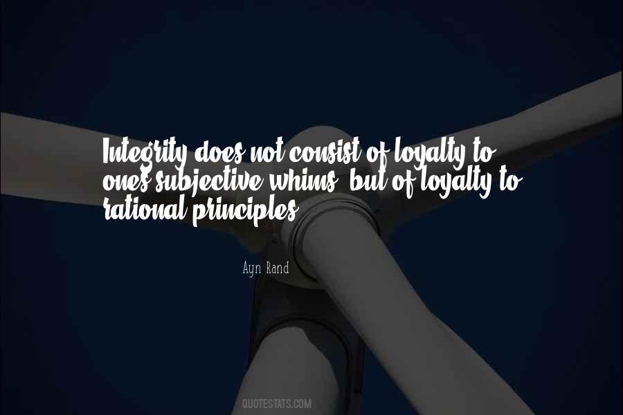 Quotes About Loyalty And Integrity #593852