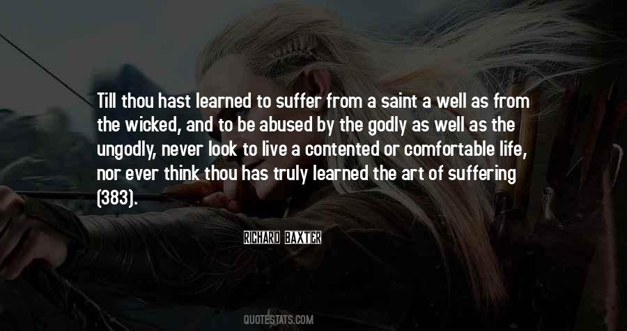 Quotes About Suffering For Your Art #463244