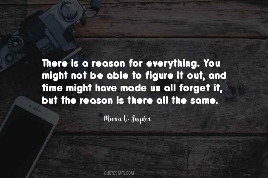 A Reason For Everything Quotes #1366870