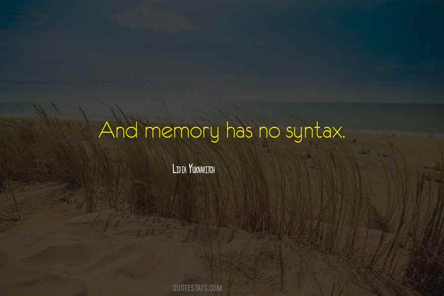 Quotes About Syntax #1422669