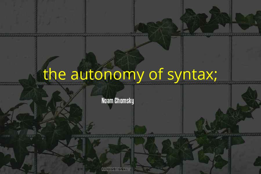 Quotes About Syntax #1559893