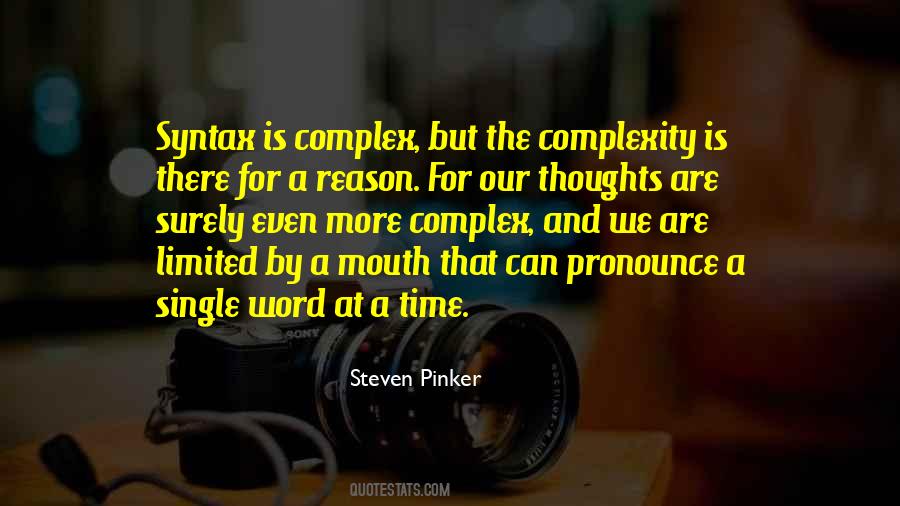 Quotes About Syntax #696357