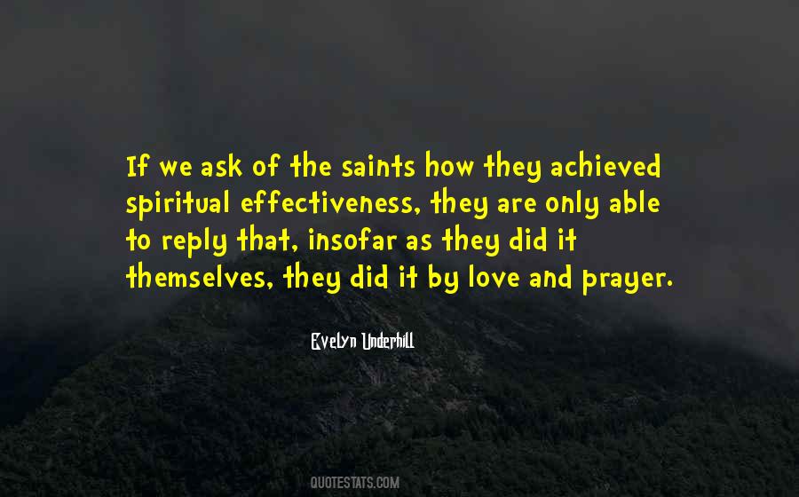 Quotes About Prayer Saints #1575192