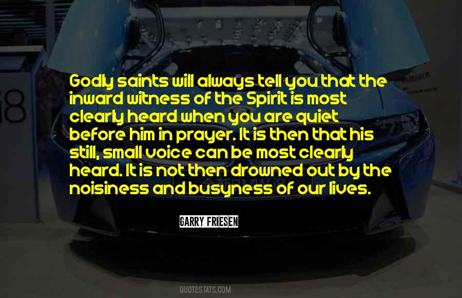 Quotes About Prayer Saints #275866