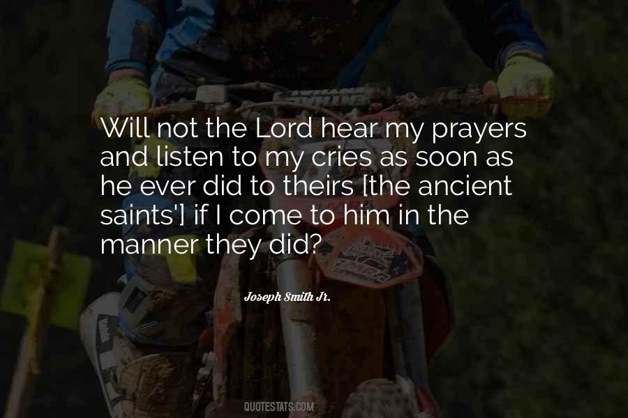 Quotes About Prayer Saints #514387