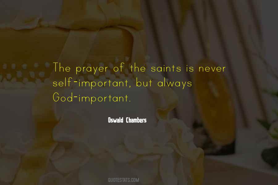 Quotes About Prayer Saints #590016