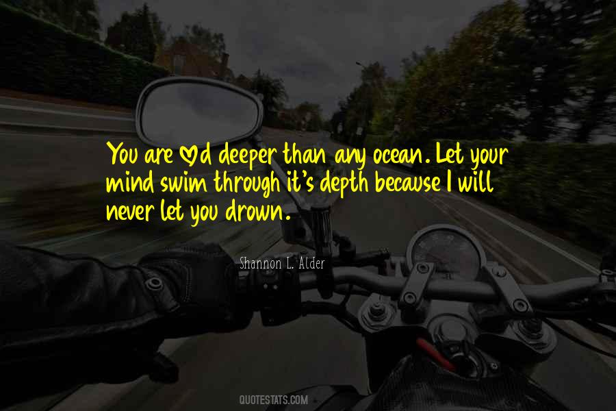 Quotes About The Depth Of The Ocean #1349666