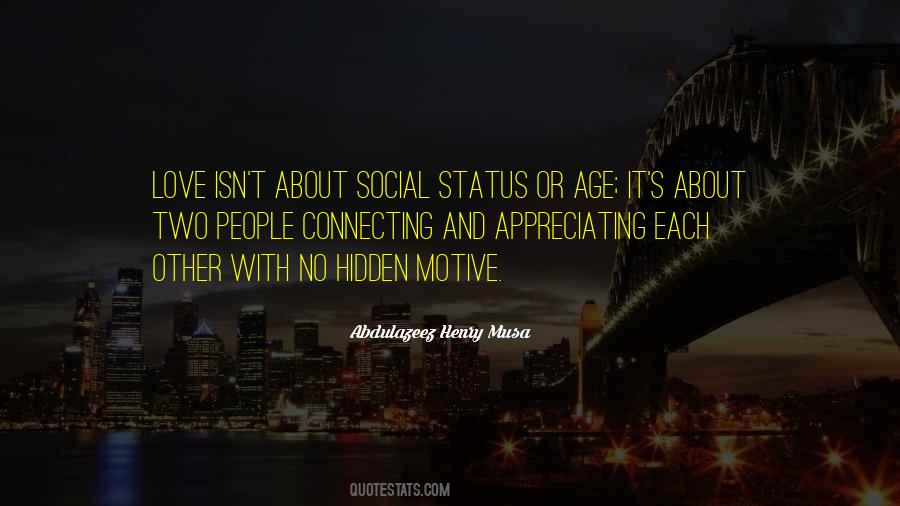 Quotes About Social Status #465672