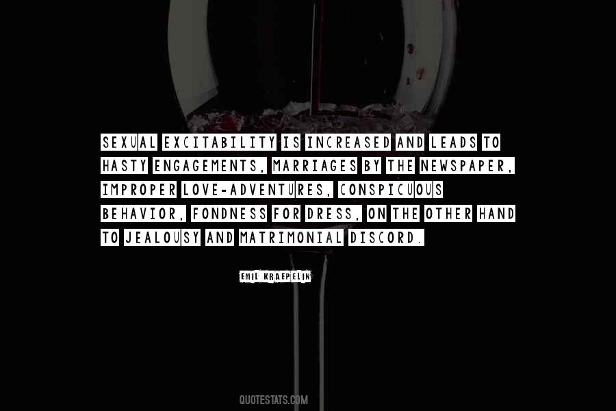 Quotes About Improper Behavior #1023821