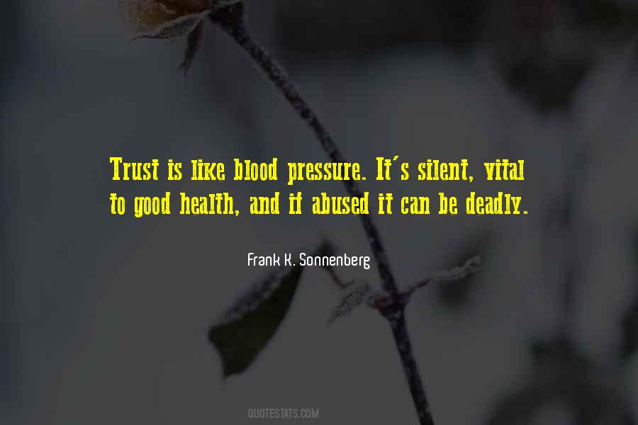 Quotes About Blood Pressure #33176