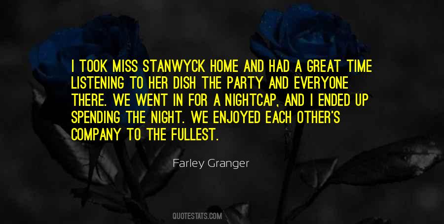 Quotes About Night Party #813599