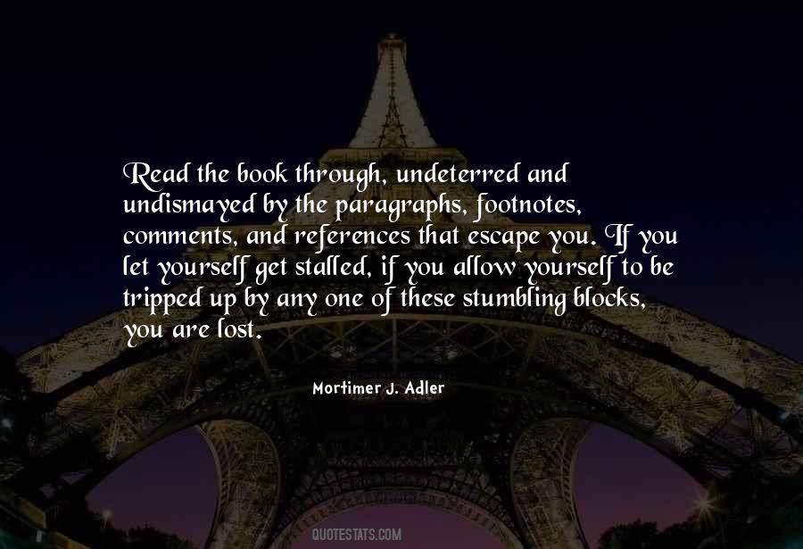 Quotes About Getting Lost In A Book #496834