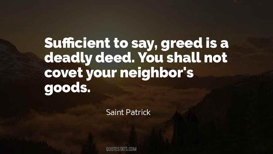 Quotes About Greed #1817517