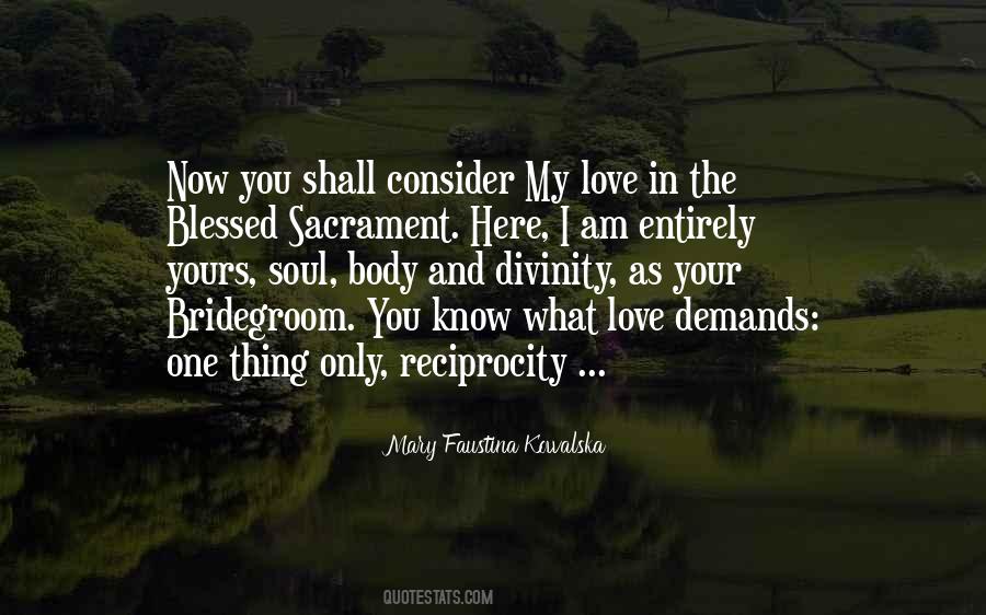 Quotes About Blessed Sacrament #1712900