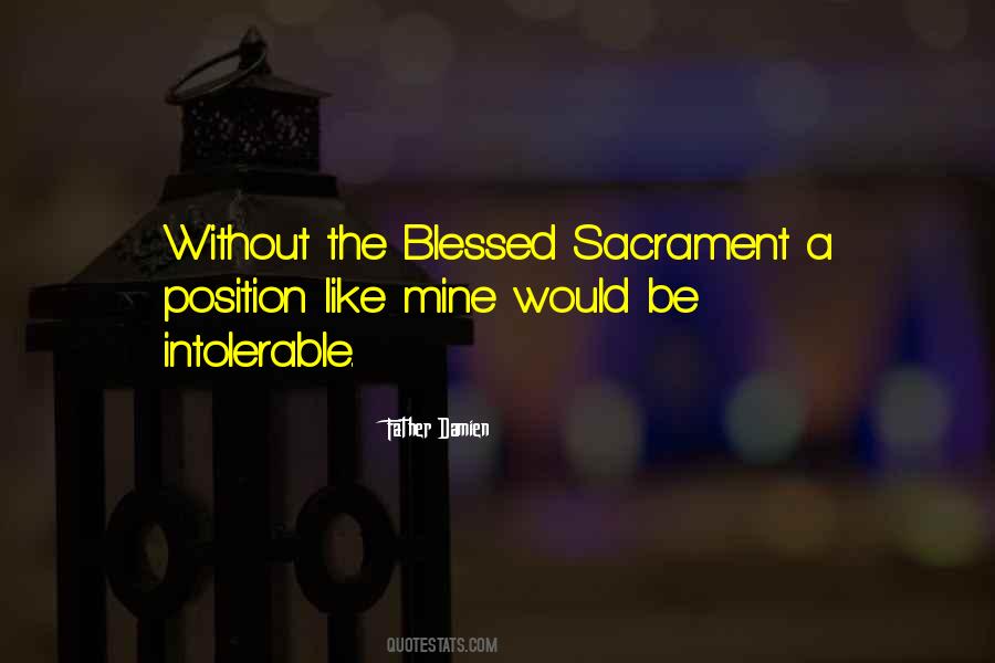 Quotes About Blessed Sacrament #973305