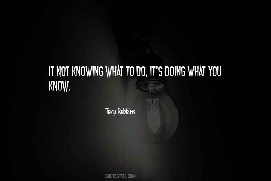 Quotes About Not Knowing What You're Doing #1541661