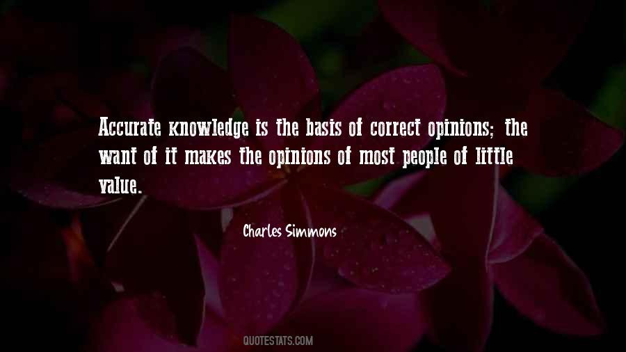 The Value Of Knowledge Quotes #1205075