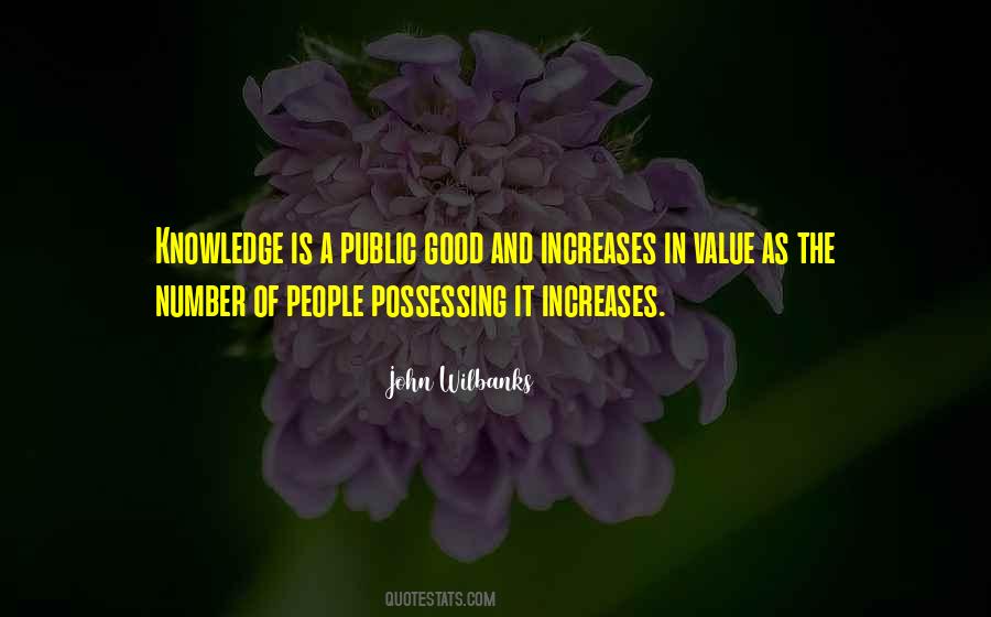 The Value Of Knowledge Quotes #450016