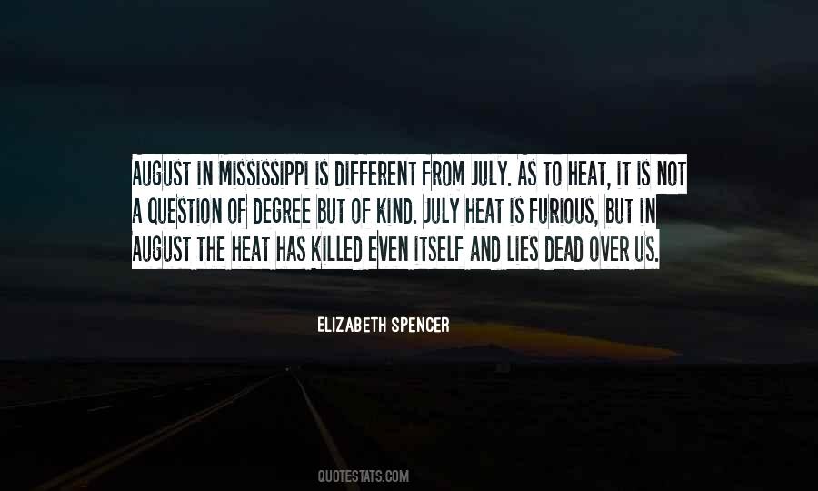 Quotes About August Heat #701477