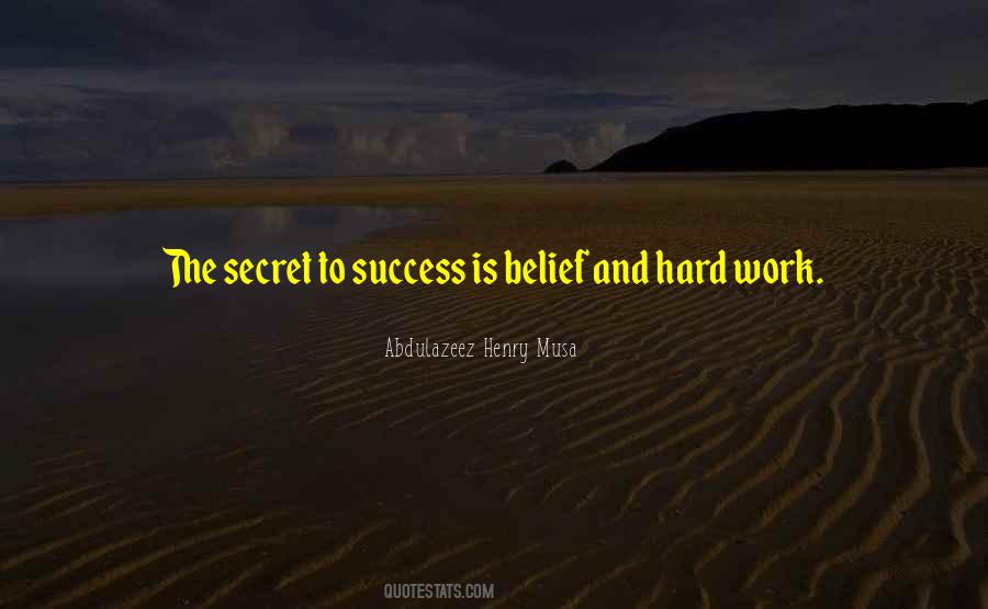 Quotes About Success And Hard Work #378871