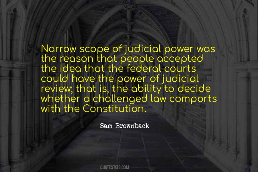 Quotes About Judicial Review #1538490