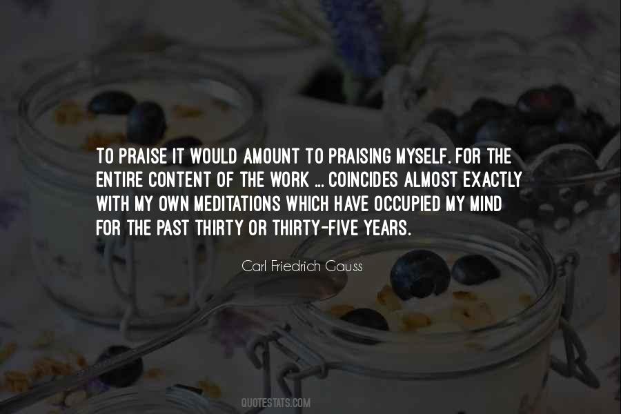 Praising Themselves Quotes #57519
