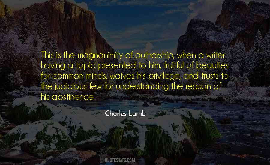Quotes About Magnanimity #1312084